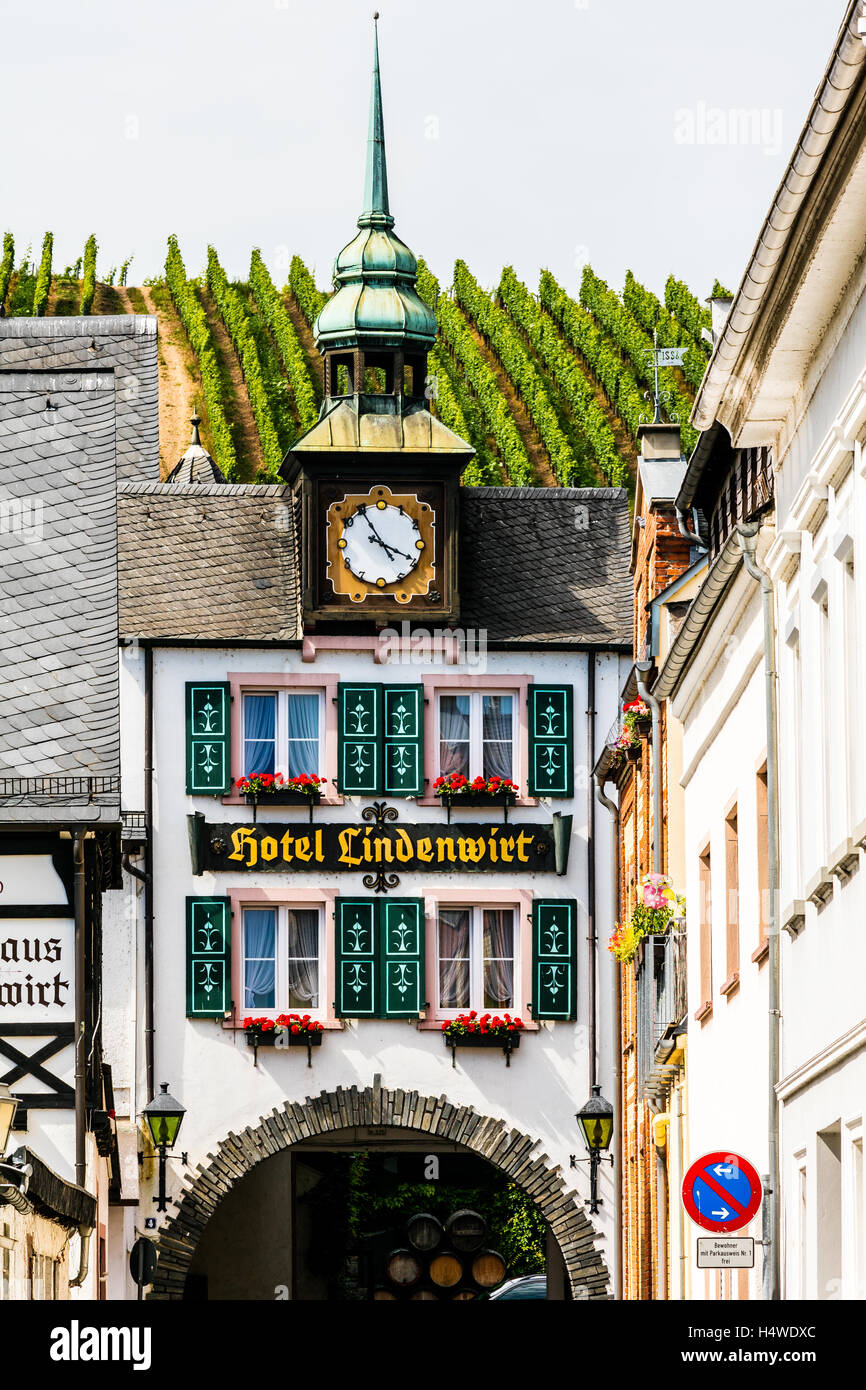 Rüdesheim, Rhein Schlucht, Deutschland, Europa Stockfoto