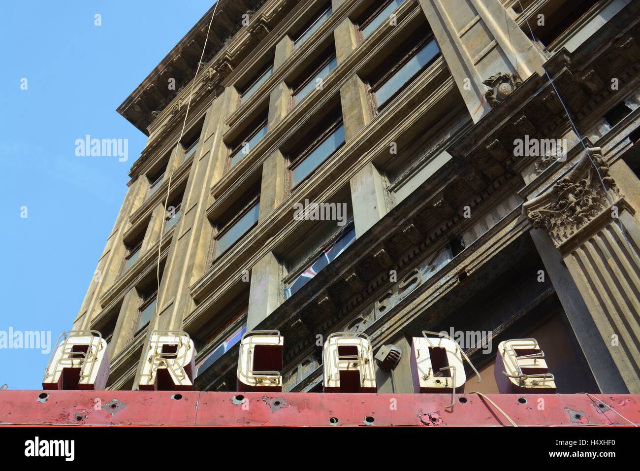 Arcade-Kino, Theater, Schauspielhaus, Auditorium, Broadway, Los Angeles, Kalifornien, Stockfoto