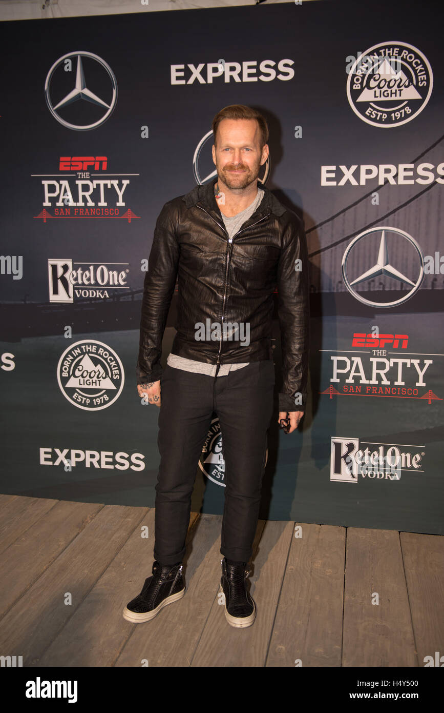 Bob Harper kommt bei ESPN The Party in Fort Mason im 5. Februar 2016 in San Francisco, Kalifornien Stockfoto