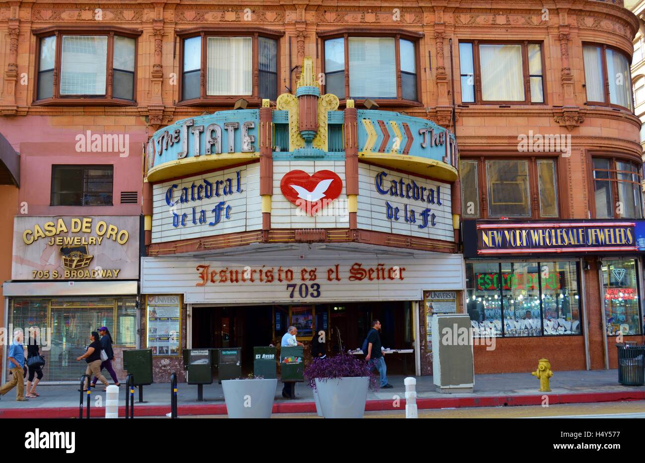 Staatstheater, Kino, Film, Spielhaus, Auditorium am Broadway in Downtown Los Angeles, Kalifornien, USA Stockfoto