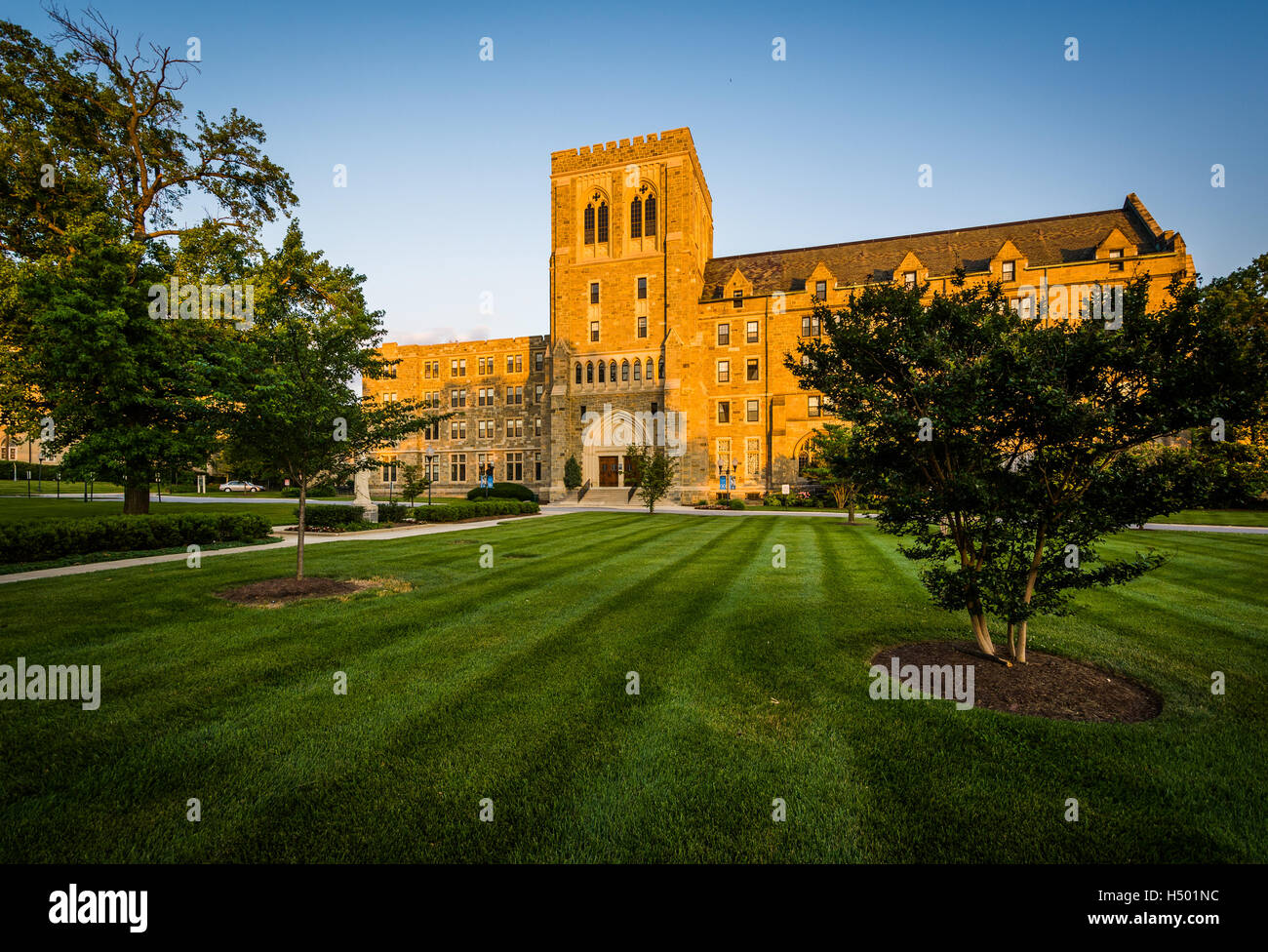 Die theologische Hochschule an der Catholic University of America in Washington, DC. Stockfoto