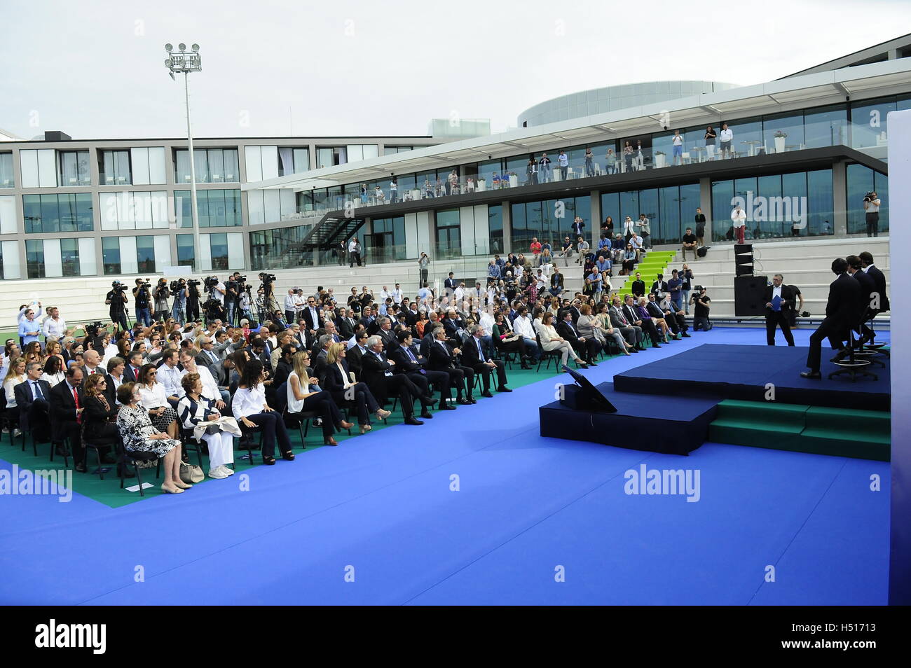 Palma de Mallorca, Spanien. 19. Oktober 2016. bei der Eröffnung der Tennis-Akademie '' Rafa Nadal '' in Palma de Mallorca Mittwoch, 19. Oktober 2016. Bildnachweis: Gtres Información Más lokalen auf line,S.L./Alamy Live News Stockfoto