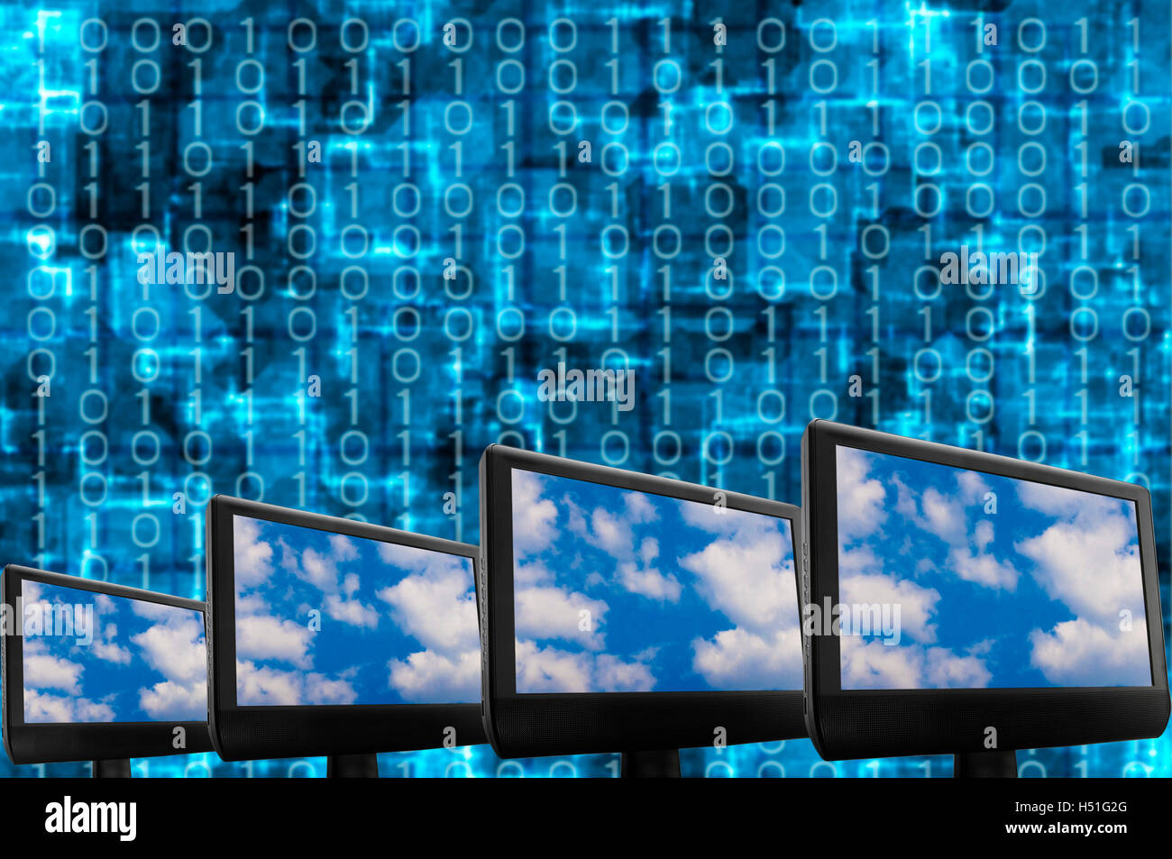 Cloud-computing-Konzept Stockfoto