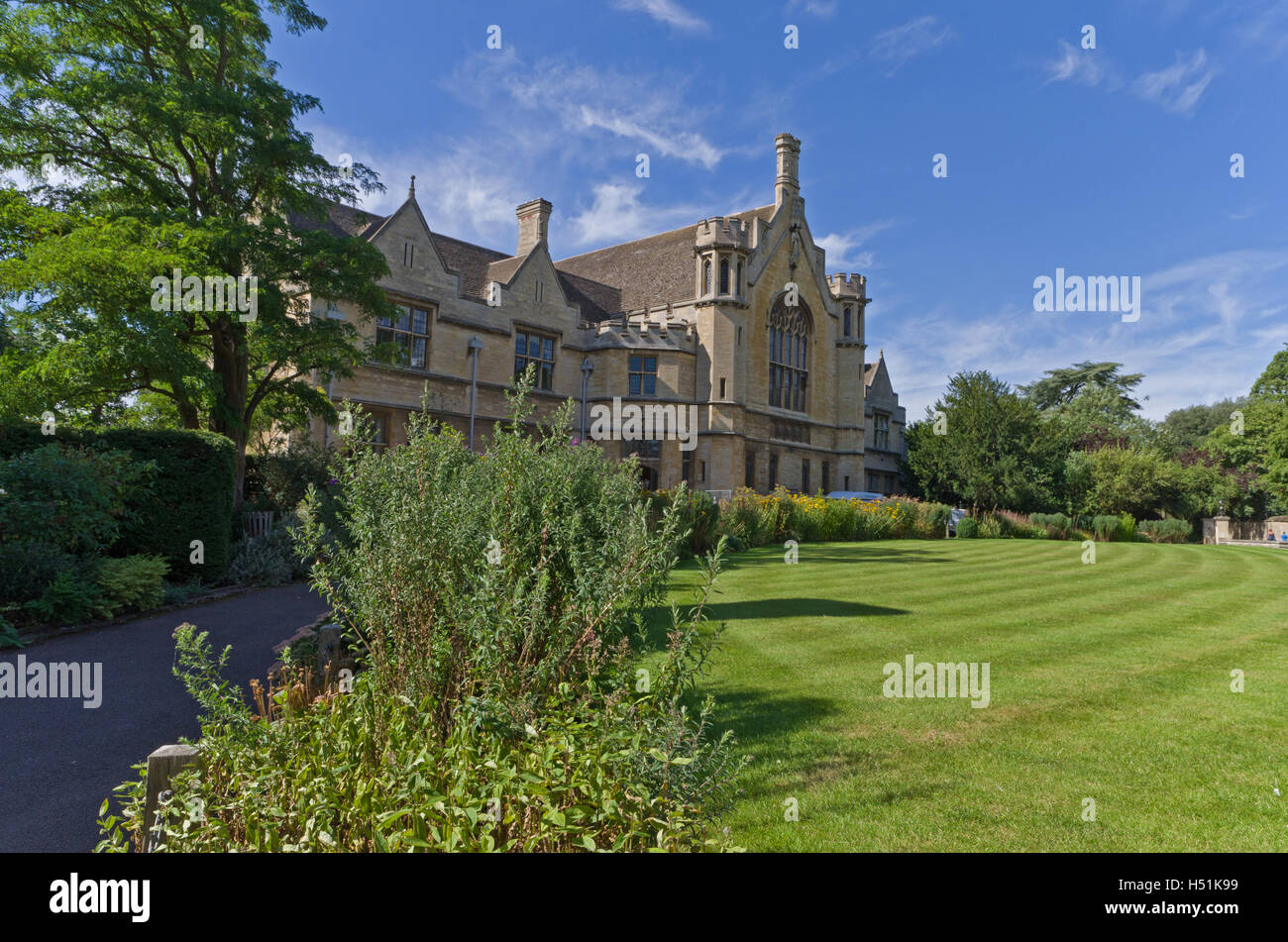 Der Burgsaal, Oundle School, Northamptonshire, UK Stockfoto