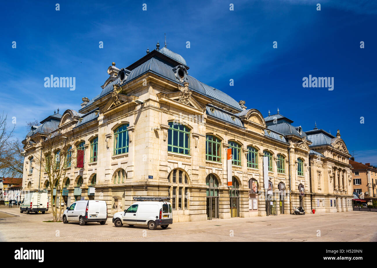 Kino und Municipal Theater von Bourg-En-Bresse - Frankreich, Rhone-Alpes Stockfoto
