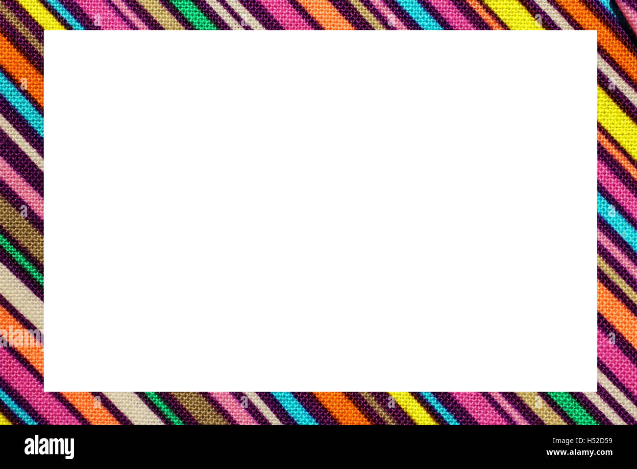 Farbe schräge Linien schönen Rahmen mit Blanck Raum, um Ihren Text zu schreiben Stockfoto