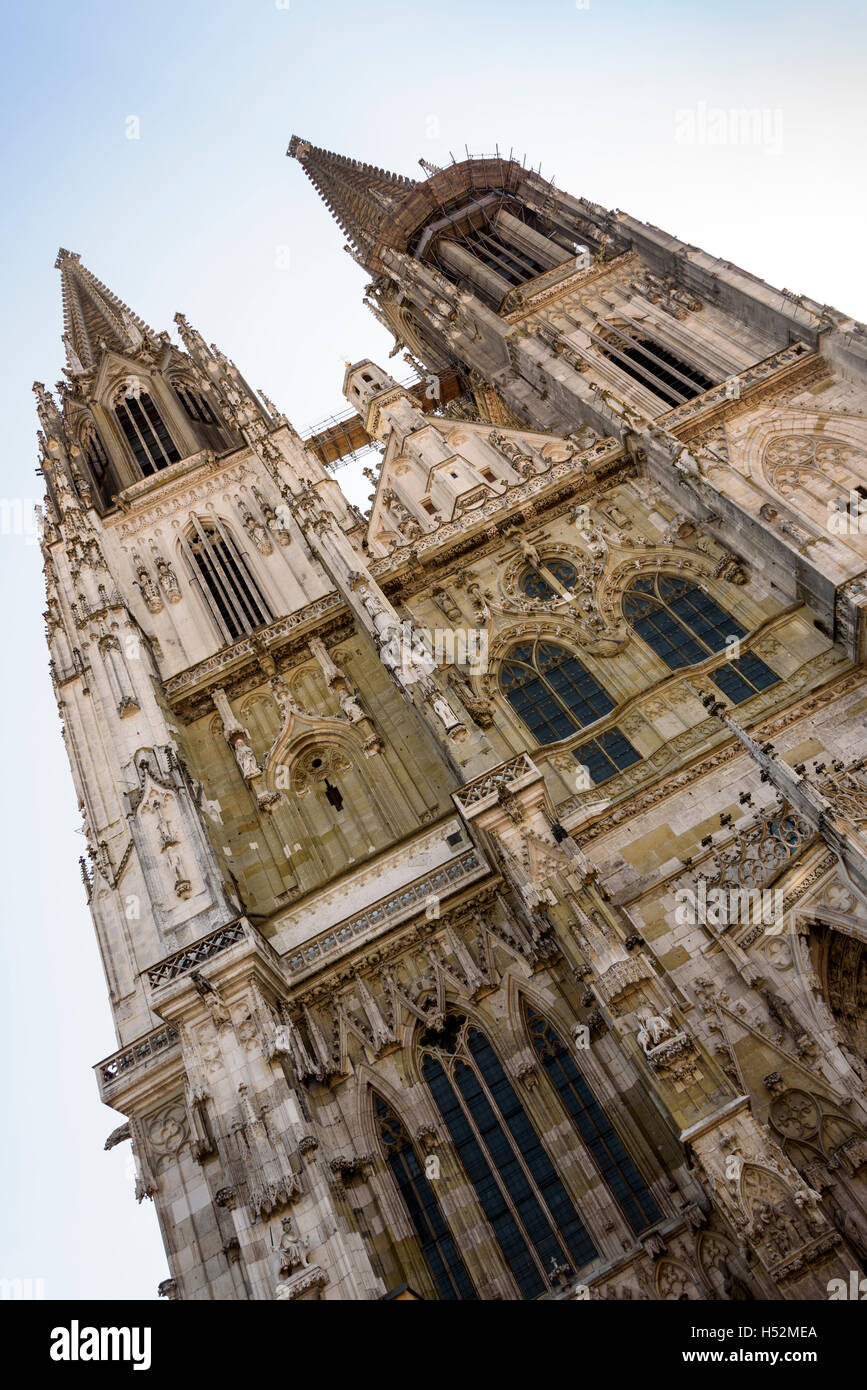 Regensburger Dom St. Peter gewidmet. Stockfoto
