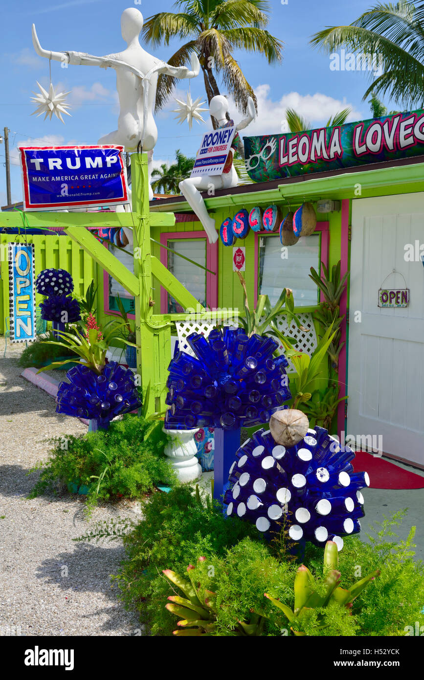 Amerikanische Kleinbetrieb in Florida mit abmelden, zur Unterstützung der Trump für Präsidenten Rooney für den Kongress Stockfoto
