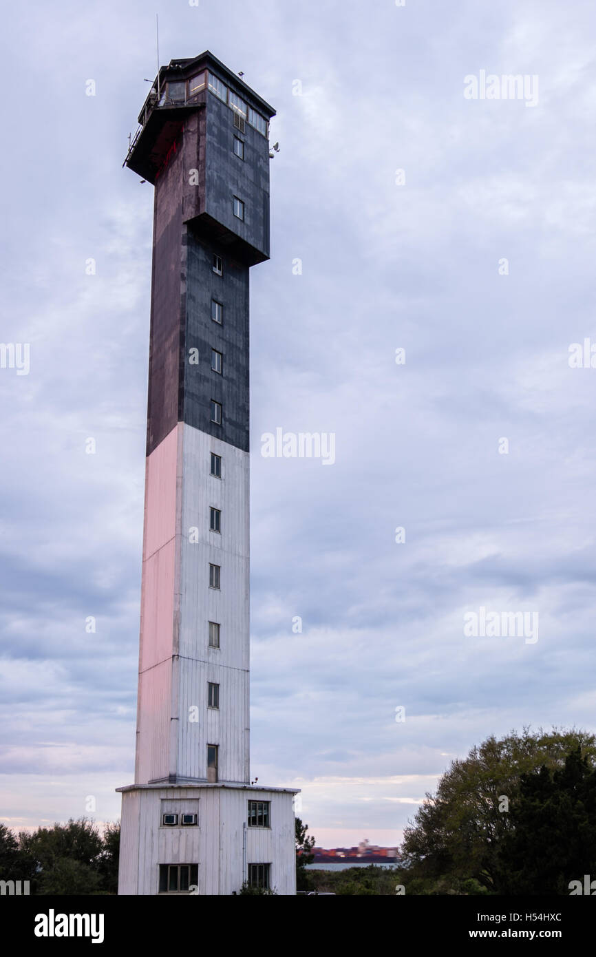 Sullivans Island Lighthouse auf Sullivans Island, South Carolina Stockfoto