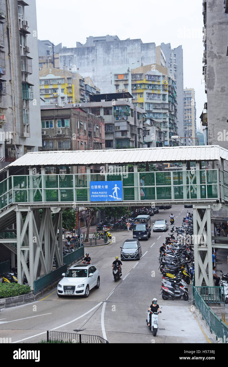 Straßenszene Macau China Stockfoto