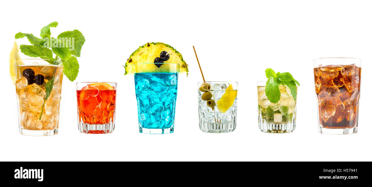 Einige cocktail Stockfoto