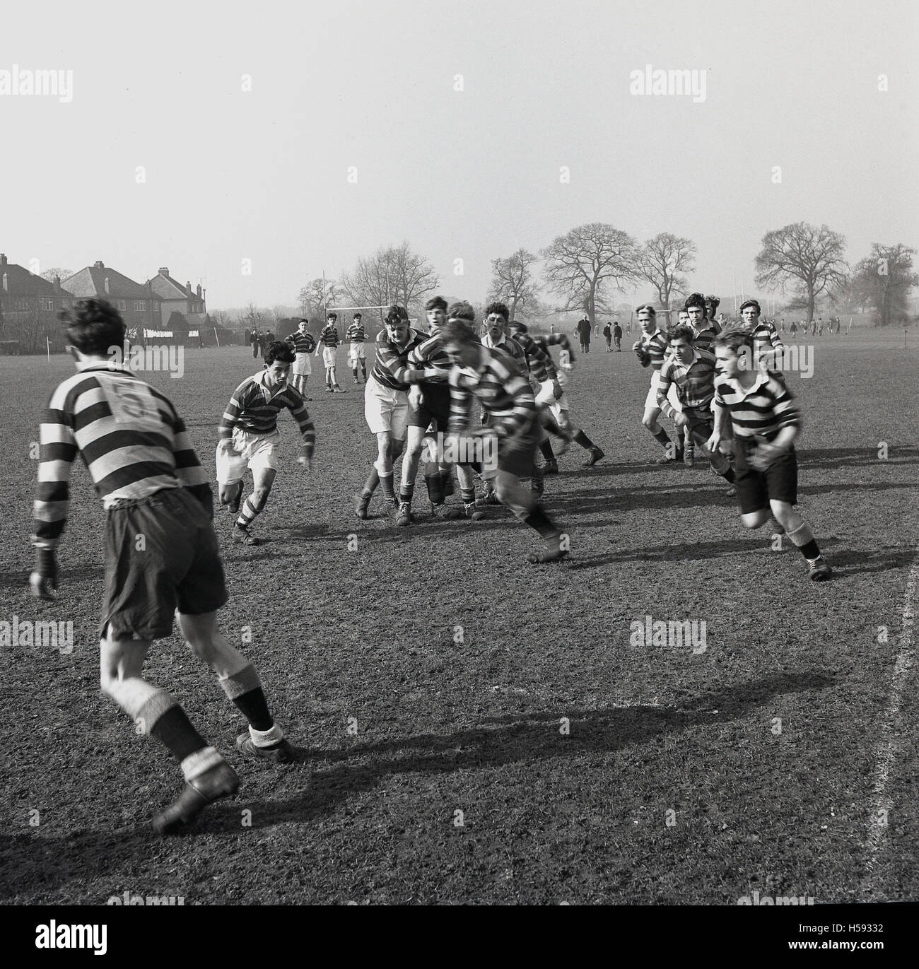 Rugby football 19th century Fotos und Bildmaterial in hoher Auflösung