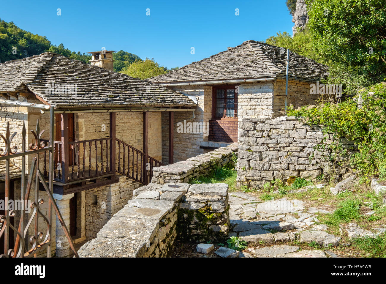Kloster von Agia Paraskevi. Monodendri, Griechenland Stockfoto