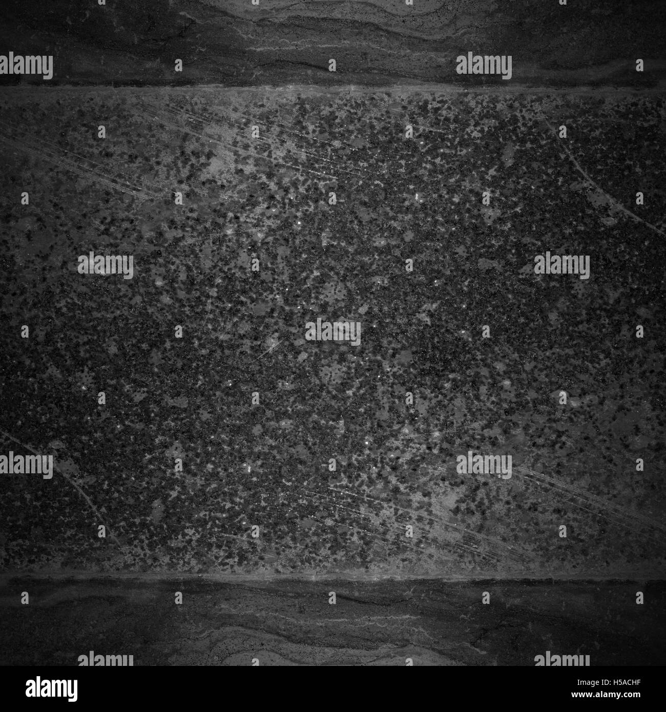 schwarze alte Rost Stahl Hintergrund oder grobe Muster Metall Textur Stockfoto