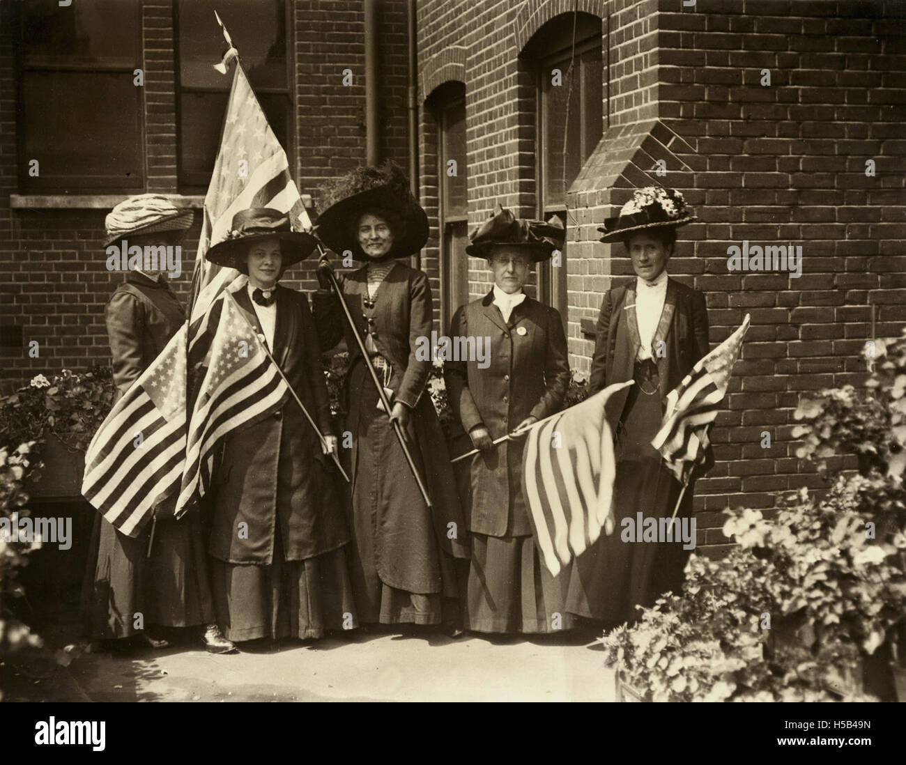 Amerikanische Suffragetten, 1911. Stockfoto