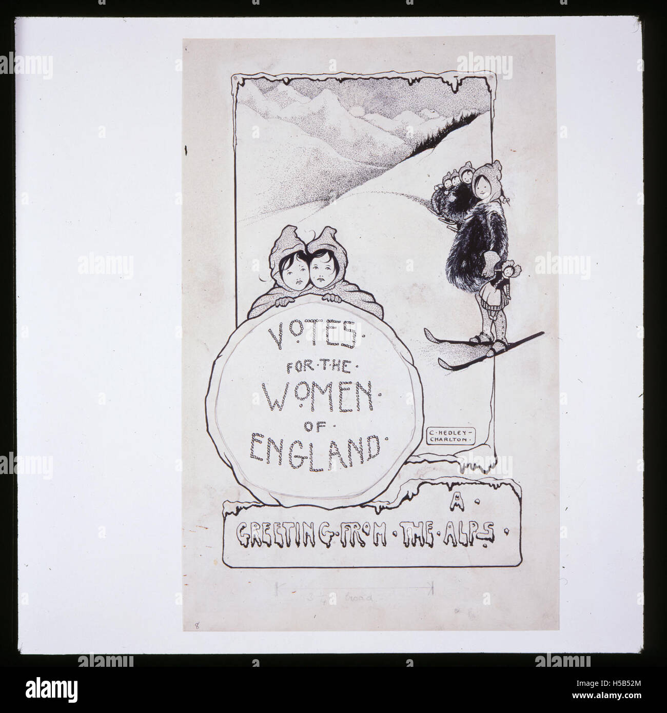 Eine Sammlung von Werken oder Fotografien von Mary Lowndes, einer Person, die für ihre Beiträge zu einem bestimmten Gebiet bekannt ist. Das Album enthält wahrscheinlich Porträts, Landschaften oder andere Themen, die für sie von Bedeutung sind. Stockfoto