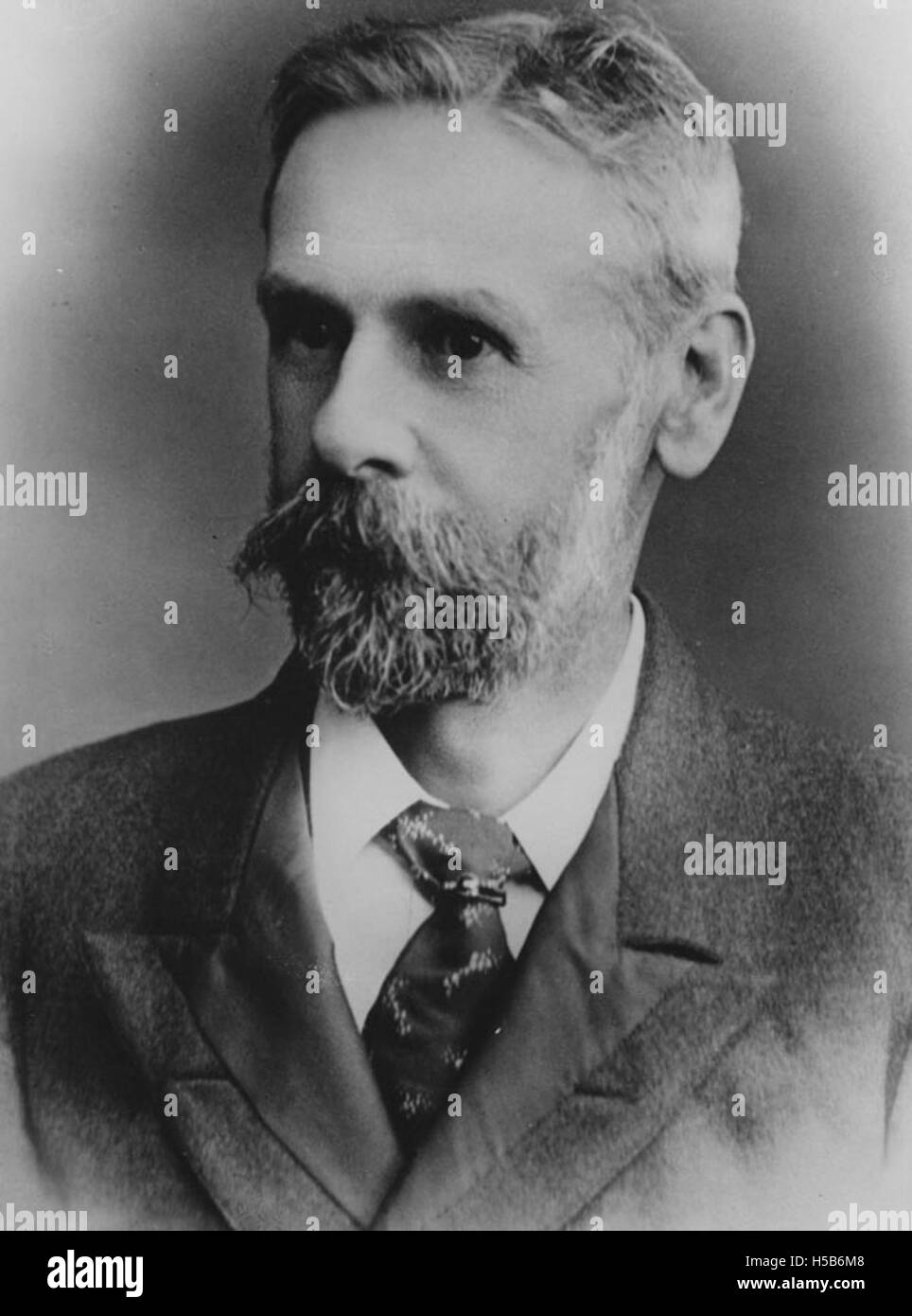 Dieses Bild aus der Zeit um 1910 zeigt Right Hon Russell Rea, eine prominente australische politische Persönlichkeit in dieser Zeit. Sein Porträt zeigt die politische Führung des frühen 20. Jahrhunderts in Australien. Stockfoto