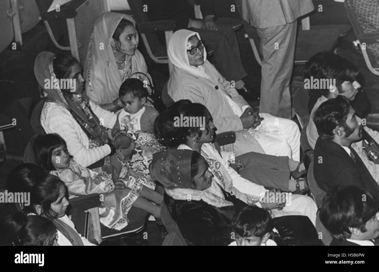 Ein historisches Ereignis anlässlich der Präsentation eines Porträts von Dr. B.R. Ambedkar, einer Schlüsselfigur der indischen Geschichte, durch das Dr. Ambedkar Memorial Committee in Großbritannien am 25. September 1973. Stockfoto