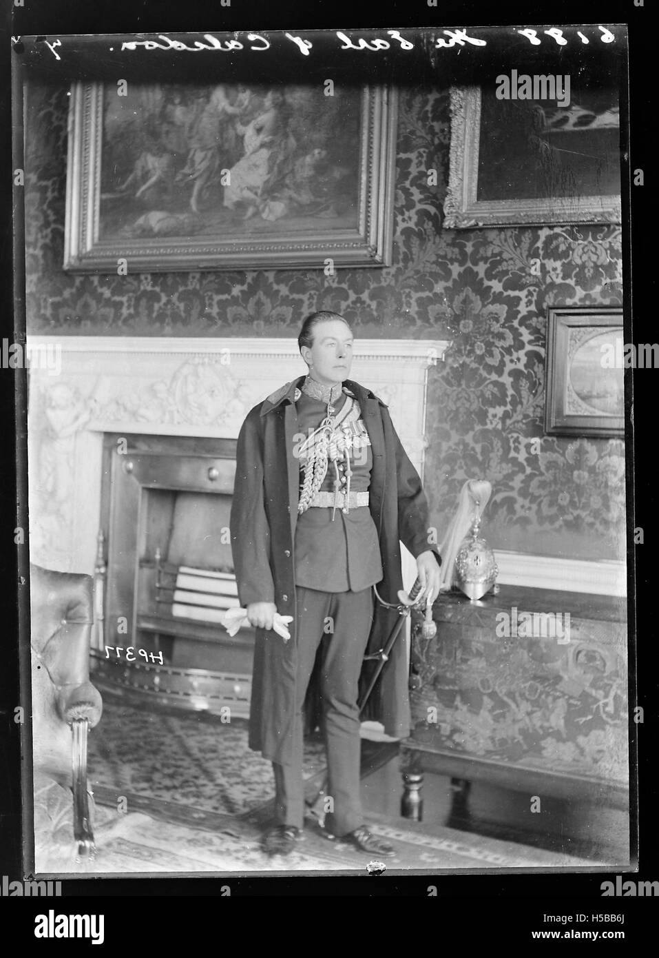 Der Earl of Caledon (1) bezieht sich auf einen bemerkenswerten Titel im britischen Adel, der wahrscheinlich mit dem ersten Earl in Verbindung gebracht wird. Die Figur ist historisch bedeutsam und der Titel hat kulturelle und soziale Bedeutung, die mit dem Anwesen von Caledon in Verbindung steht. Stockfoto