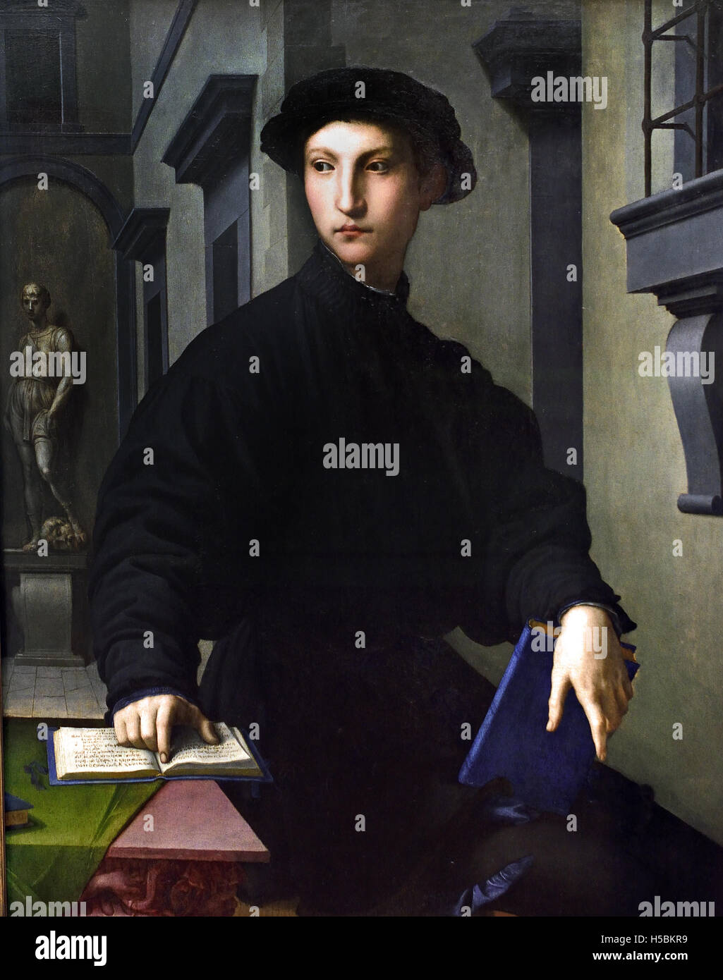 Ugolino Martelli 1519-1592 Agnolo di Cosimo 1503 – 1572 Bronzino war ein Florentiner Manierismus Maler Italien Italienisch Stockfoto