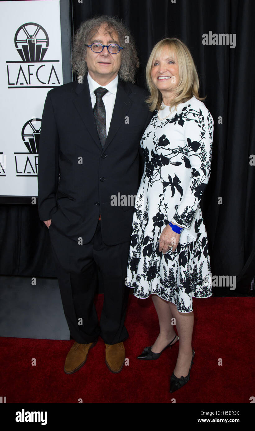 Hank und Nancy Corwin besuchen die 41. jährlichen Los Angeles Film Kritiker Association Awards (LAFCA) im Hotel InterContinental Los Angeles am 9. Januar 2015 in Los Angeles, Kalifornien, USA Stockfoto