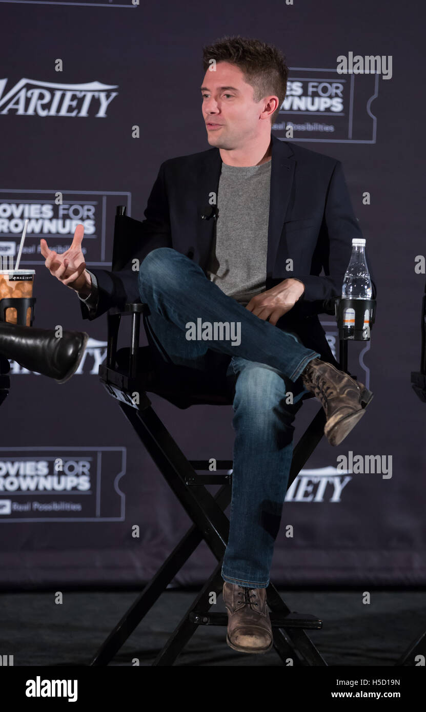 Topher Grace besucht "Wahrheit" - LA Screening und Q&A am ArcLight Theater am 3. Dezember 2015 in Los Angeles, Kalifornien, USA Stockfoto