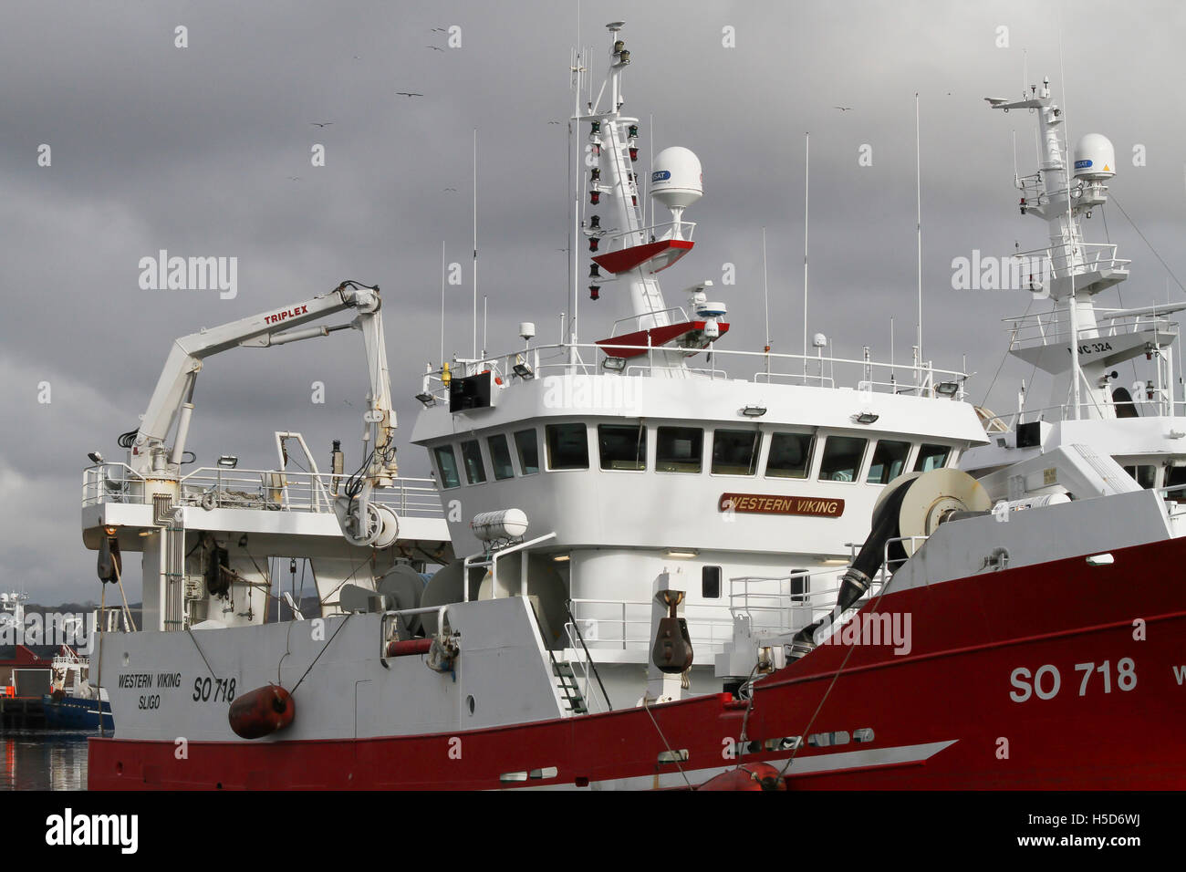 Fischkutter, Western Wikinger in Killybegs Hafen Co Donegal Ireland Stockfoto