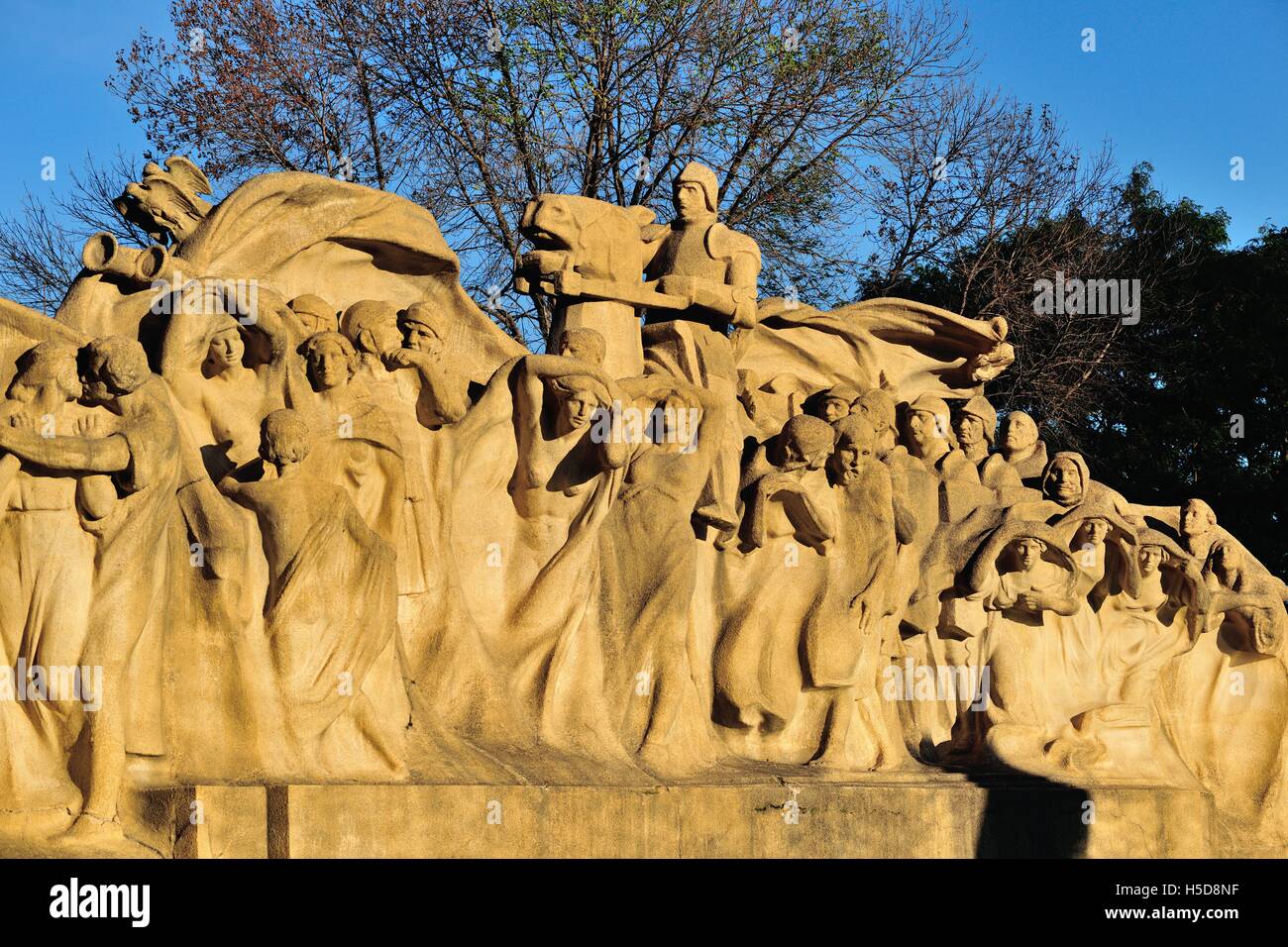Der Brunnen, Skulptur Lorado Taft liegt am westlichen Rand der Midway Plaisance in Chicago Washington Park. Chicago, Illinois, USA. Stockfoto