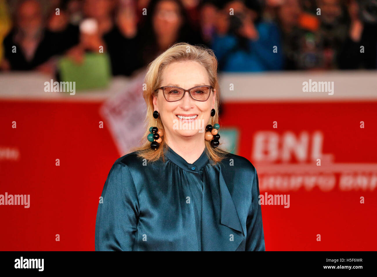 Rom, Italien. 20. Oktober 2016. Meryl Streep besucht den roten Teppich von Florence Foster Jerkins bei Rom Film Fest 2016 Credit: Fulvio Dalfelli/Alamy Live News Stockfoto