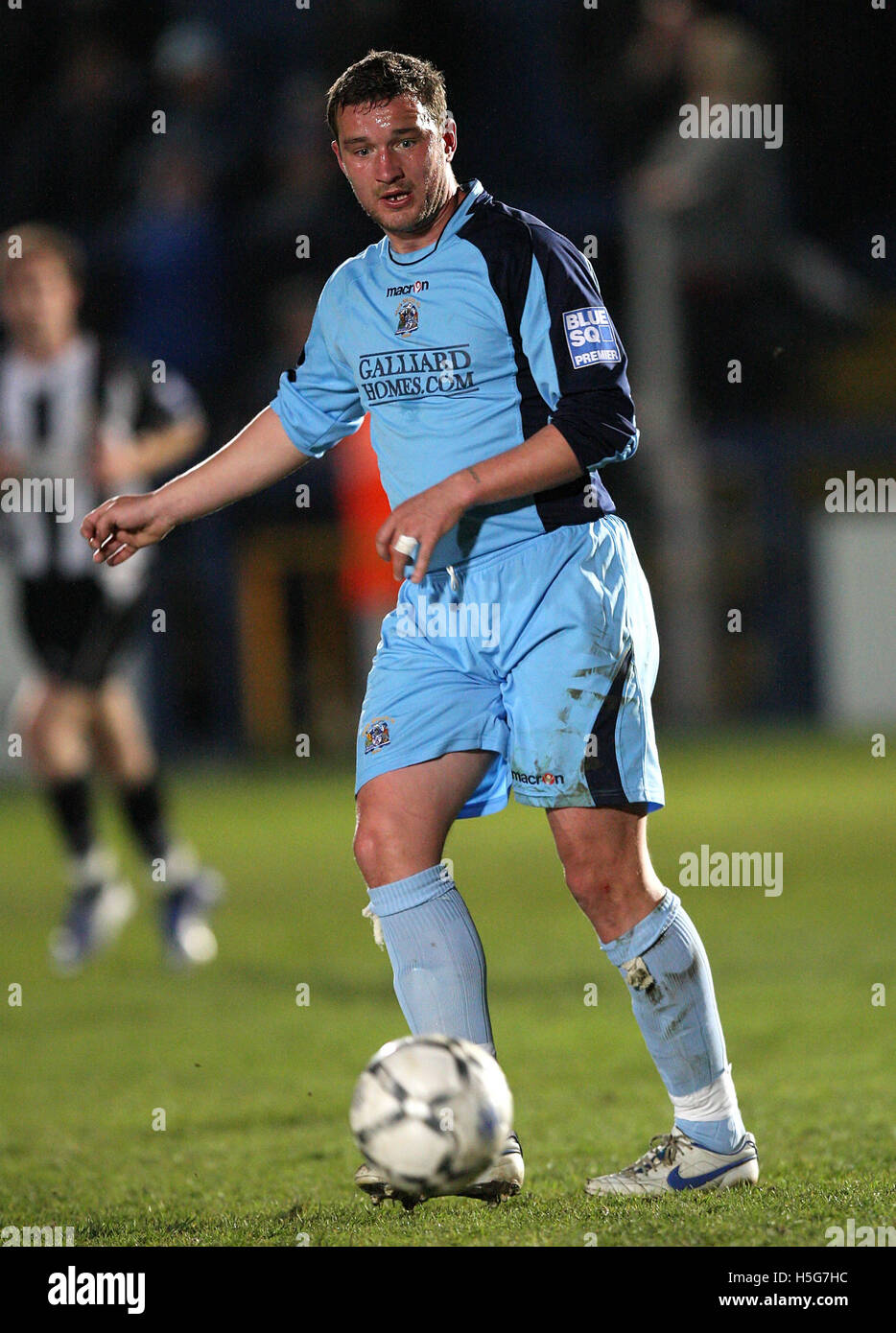 Danny Kedwell von Grays - Grays Athletic Vs Stafford Rangers - Blue Square Premier bei der neuen Rec - 04.01.08 Stockfoto