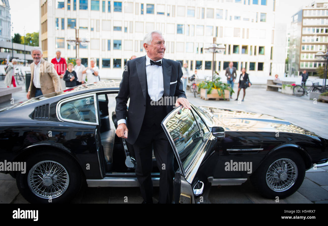 Australischen James-Bond-Darsteller George Lazenby. Stockfoto