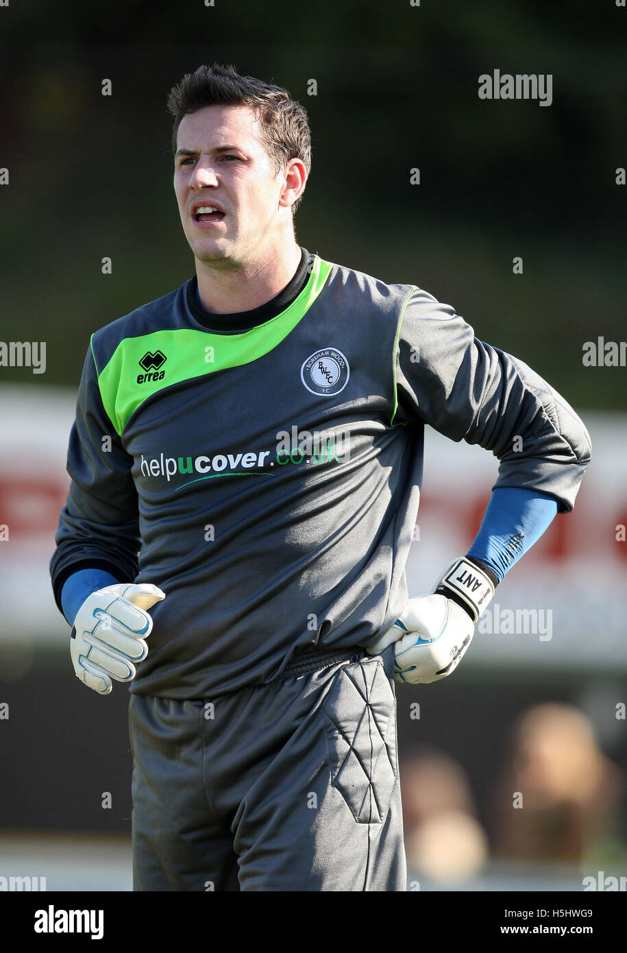 Anthony Anstead Boreham Wood - Thurrock Vs Boreham Wood - FA Challenge Cup 2. Qualifikationsrunde am Schiff Lane - 27.09.08 Stockfoto