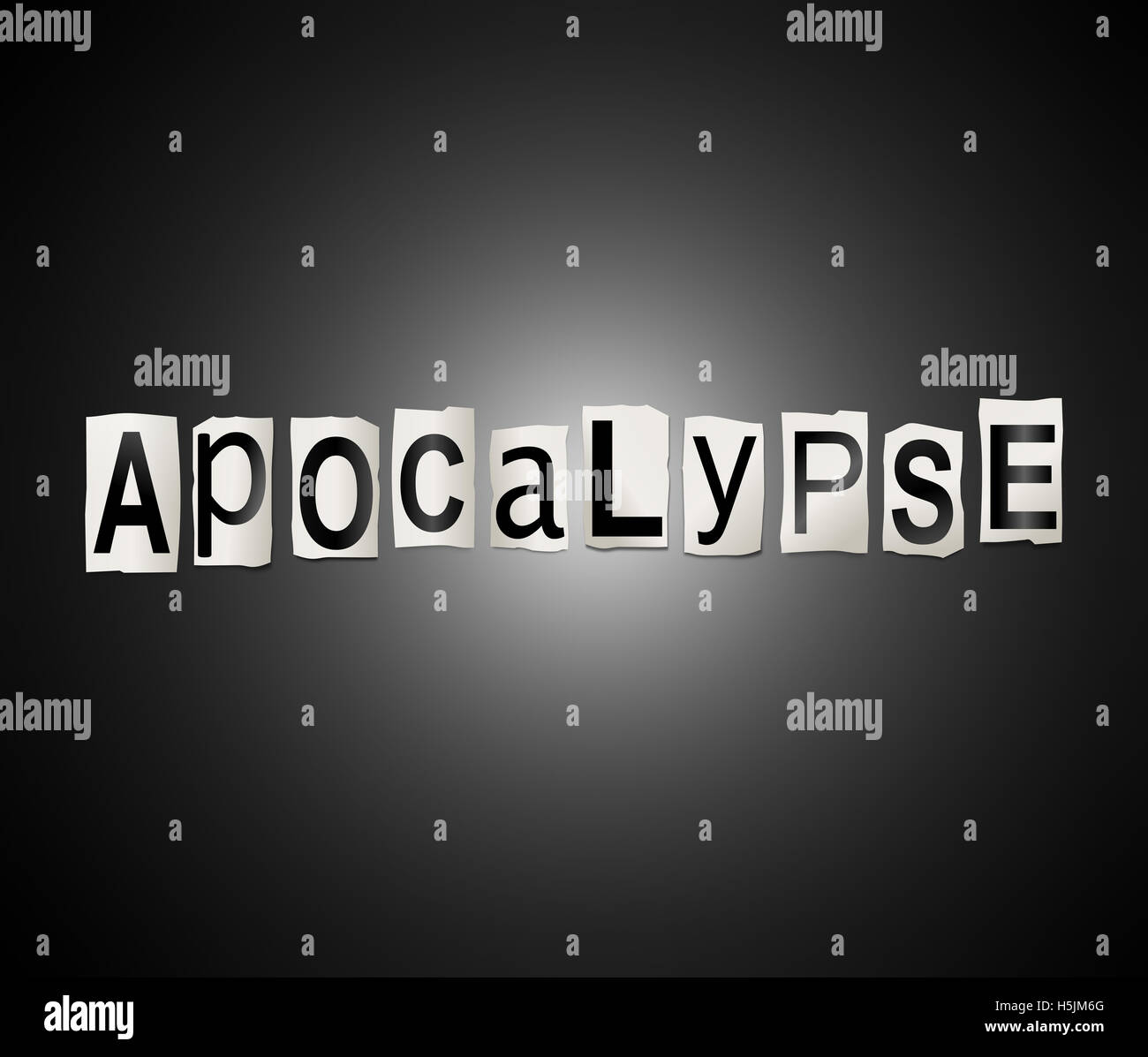 Apokalypse. Stockfoto