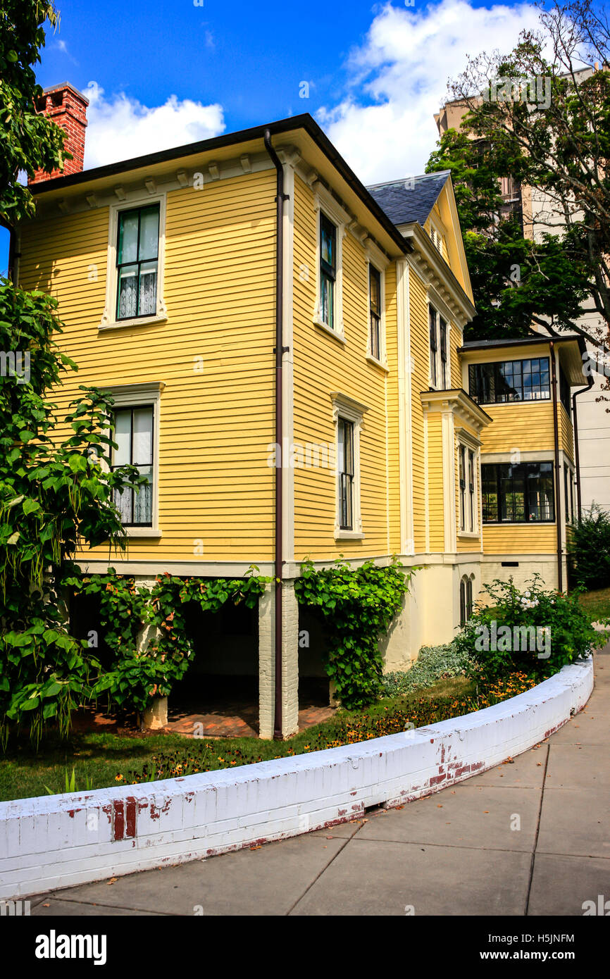 Thomas befindet Wolfe (Memorial) sich ein historisches Haus und Museum in der Innenstadt von Asheville NC 52 Market St Stockfoto