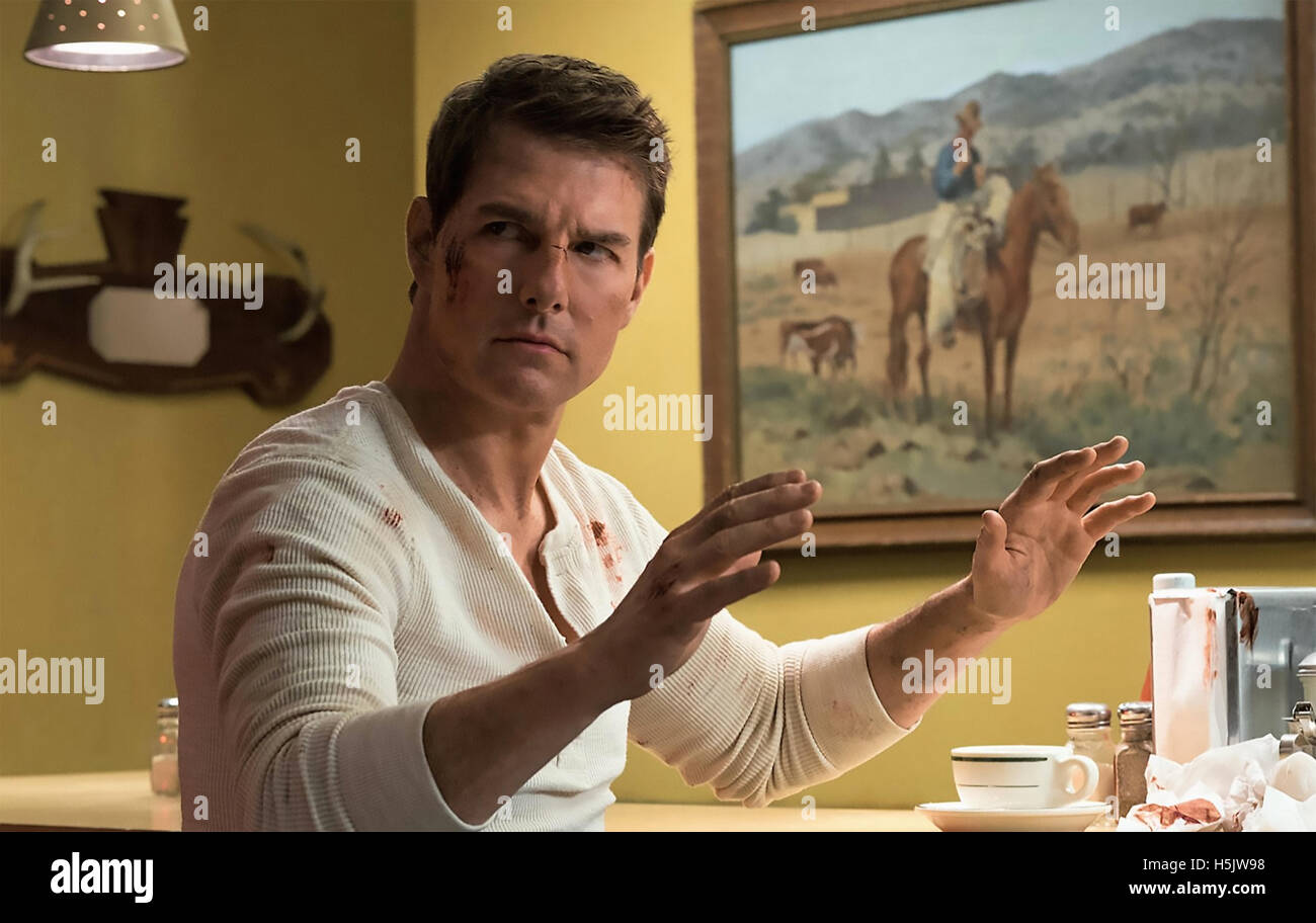 JACK REACHER: Nie gehen zurück 2016 Paramount Pictures Film mit Tom Cruise Stockfoto