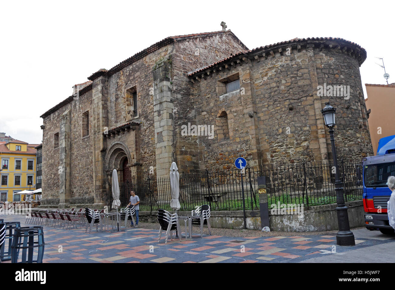 La Iglesia Viahade Sabugo, Aviles, Spanien Stockfoto