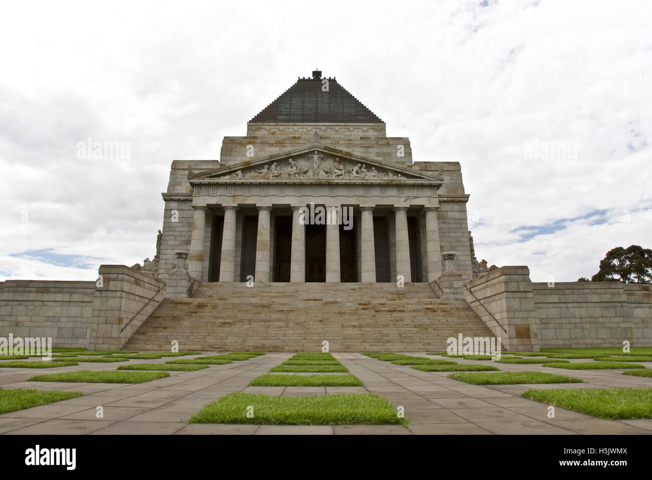 Melbourne historisches Wahrzeichen, Erinnerung, die Gebäude in Melbourne, Australien - genommen - 5. Dezember 2009 Stockfoto