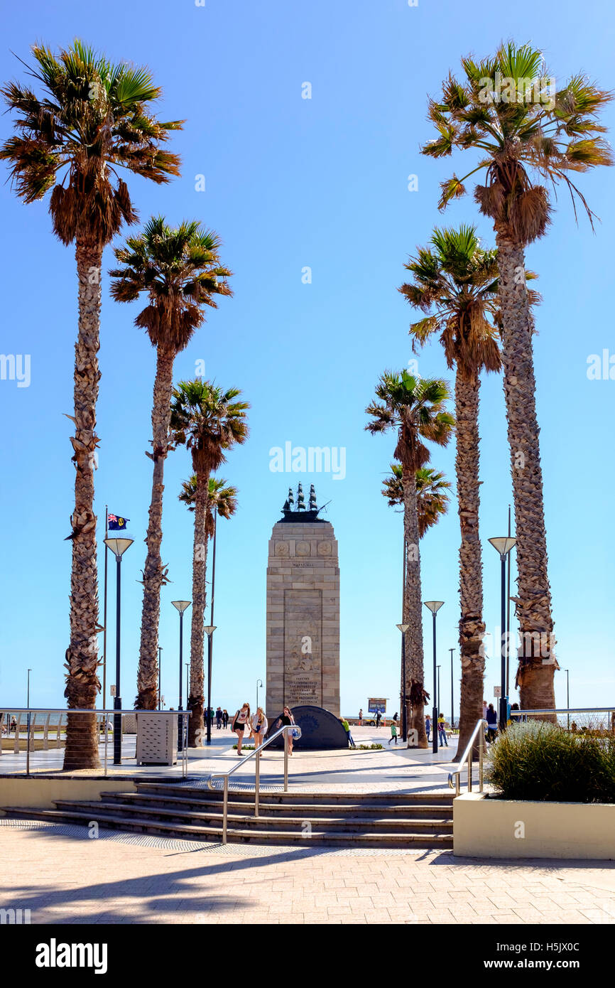 Moseley Square am Glenelg, South Australia populärsten Strand und Meer-Entertainment-Bereich. Stockfoto