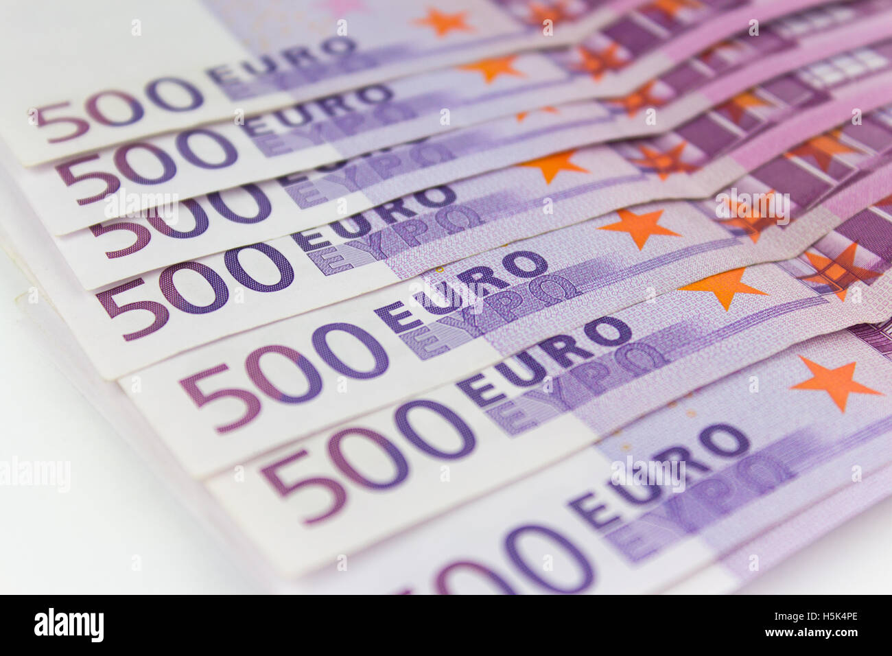 500 Euro-Geldscheine - europäische Währung cash Stockfoto