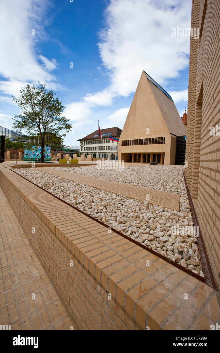 Landtag, das Parlament, Vaduz, Liechtenstein, Europa Stockfoto