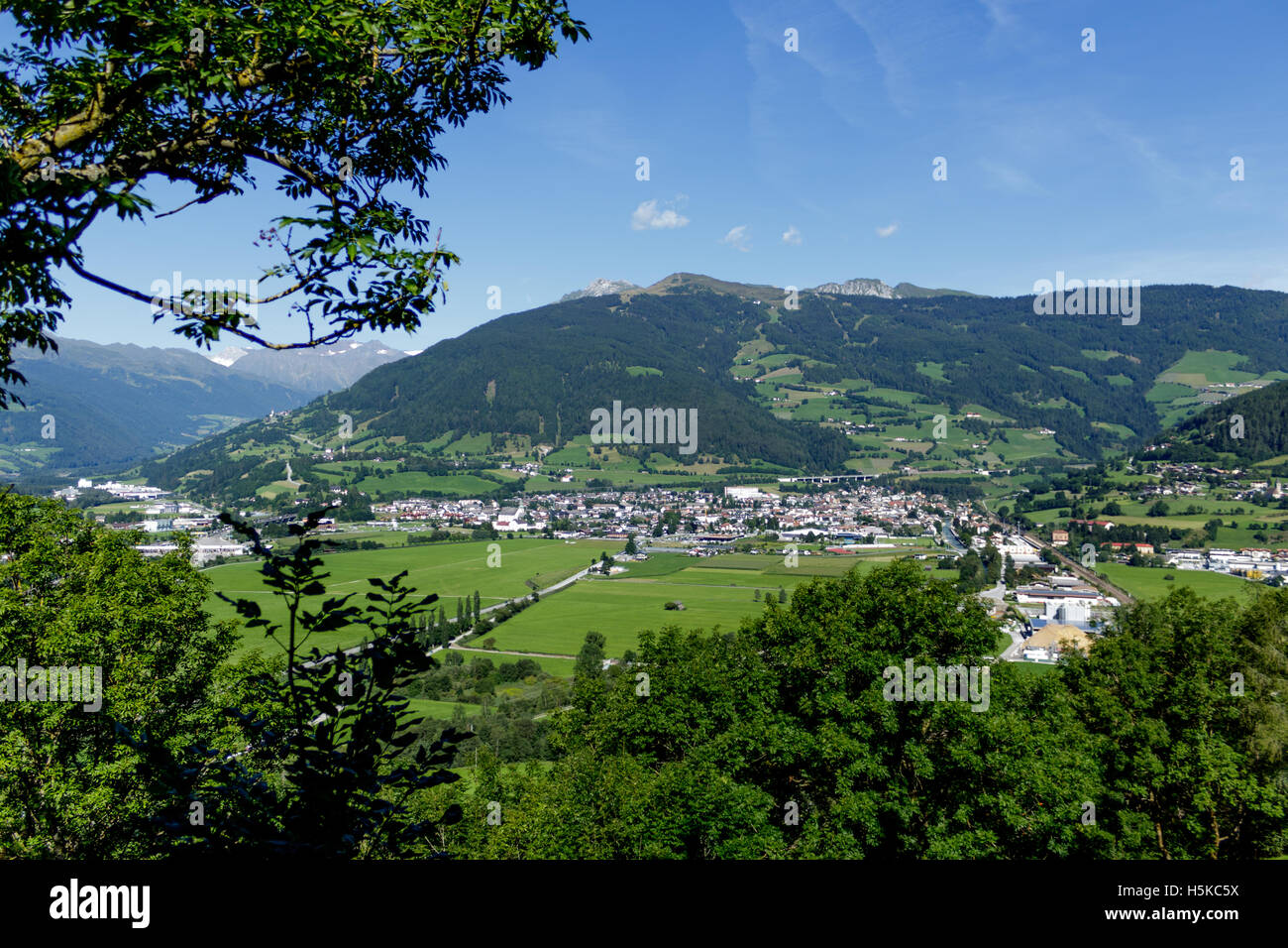 Blick auf Sterzing, Südtirol, Italien Stockfoto