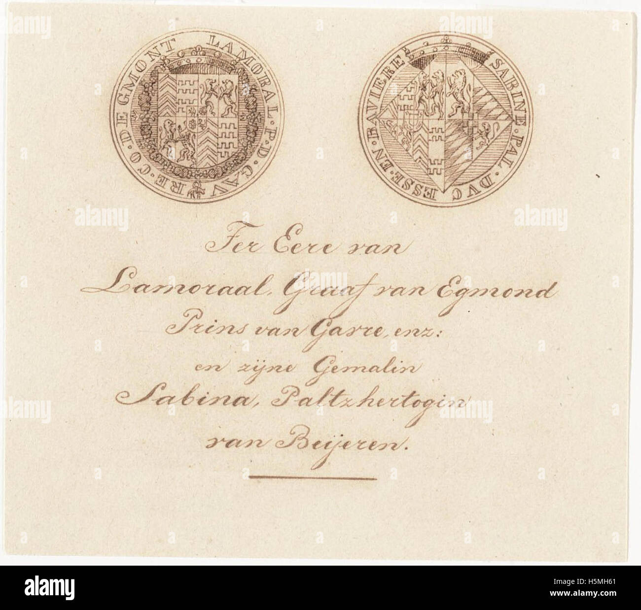 Die Gedenkpenning Egmond ist eine Gedenkmedaille zu Ehren bedeutender Ereignisse in der Geschichte der Region Egmond. Sie spiegelt das lokale Erbe und die kulturelle Bedeutung des Gebiets wider, insbesondere in Bezug auf historische Meilensteine. Stockfoto