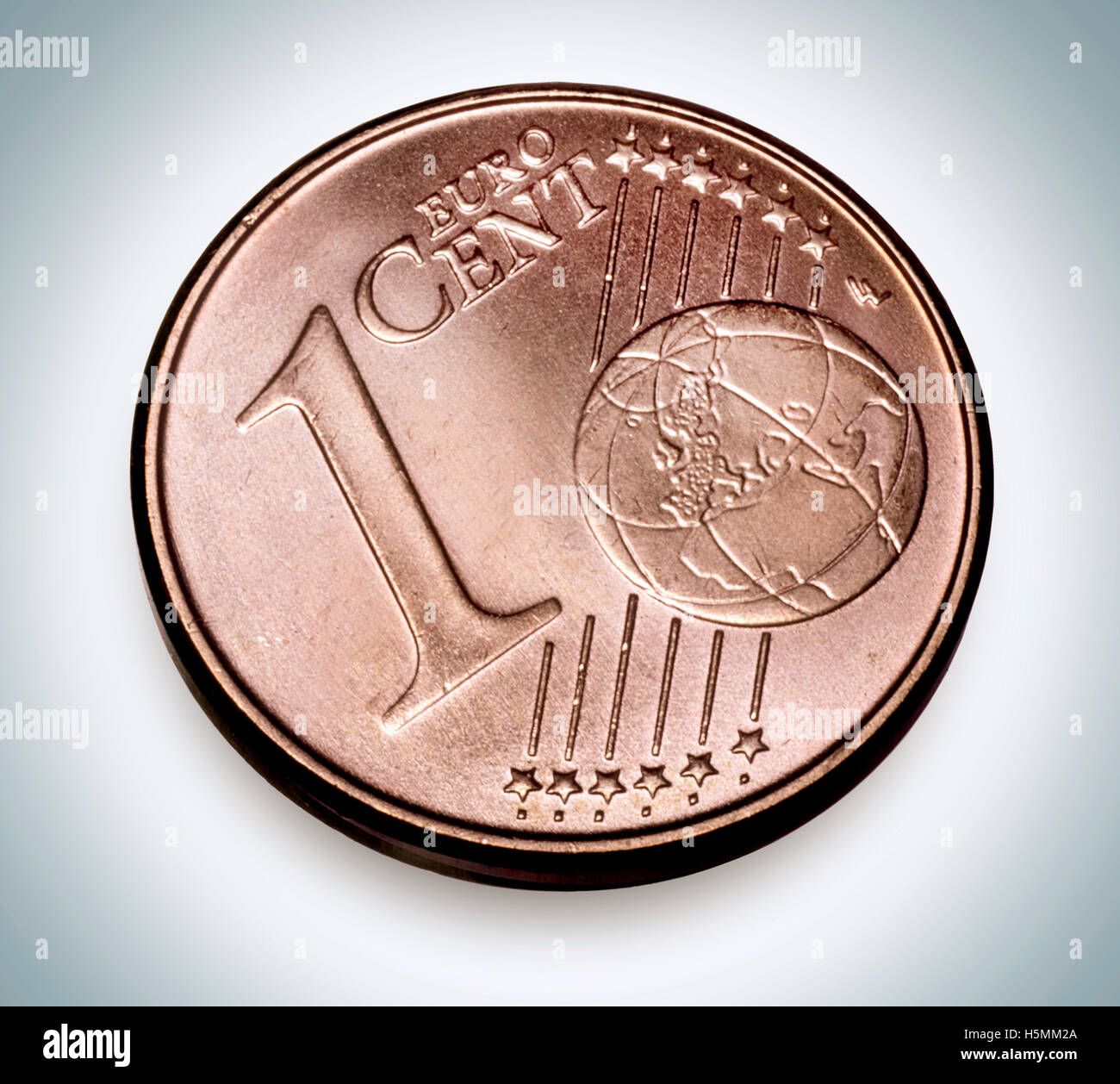 Euro-cent Stockfoto