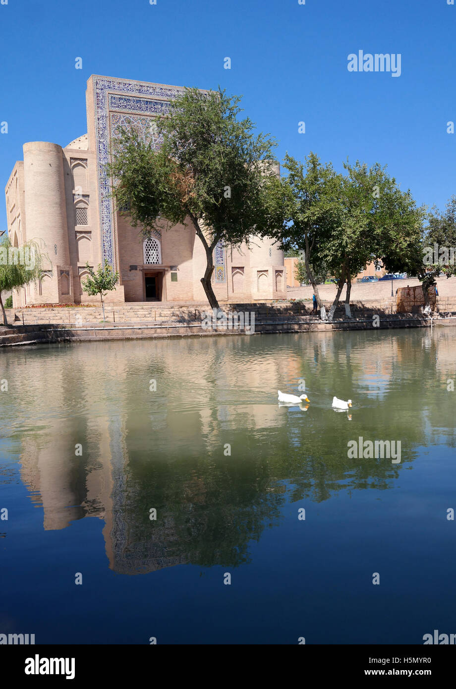 Lyab i Hauz oder Lyab i Khauz, Buchara, Usbekistan Stockfoto