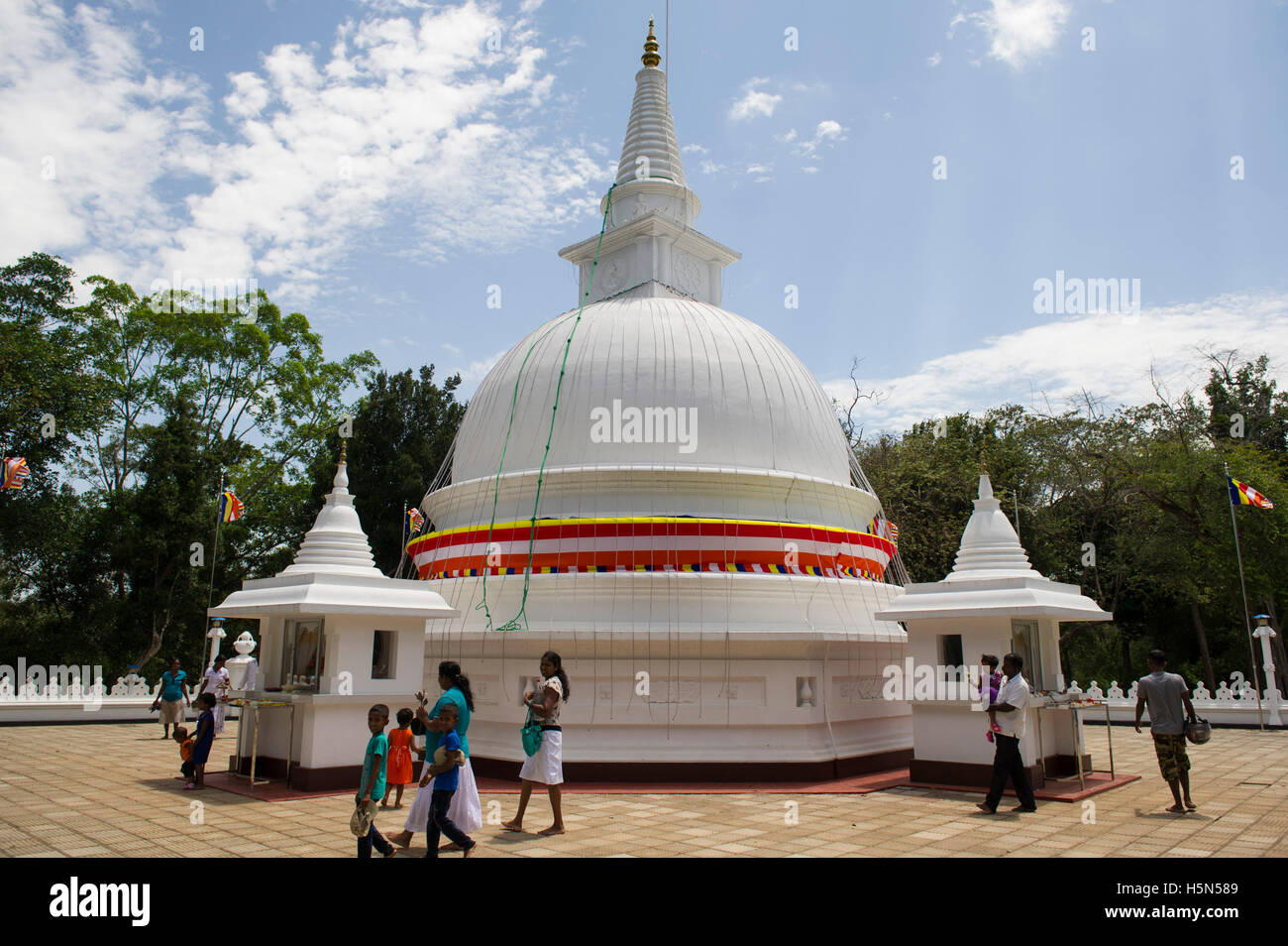 Stupa in Maligawila, Sri Lanka Stockfoto