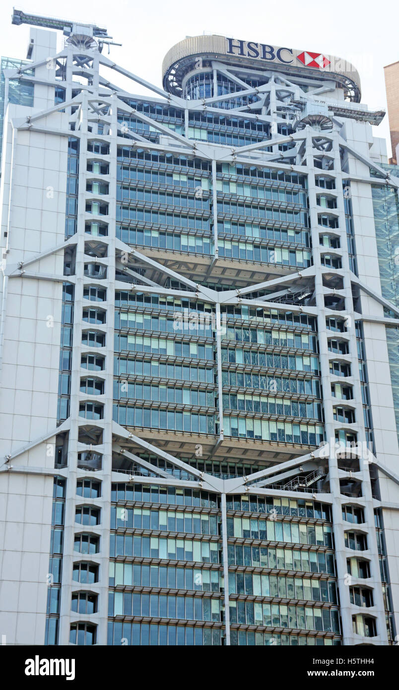 HSBC Bank Victoria Insel Hongkong Stockfoto