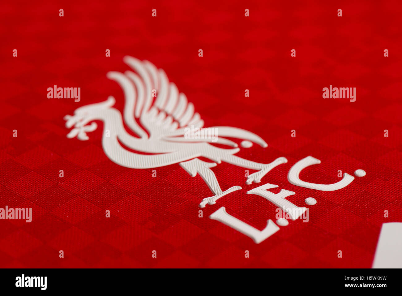 Premier League-Liverpool Football Club Abzeichen Stockfoto