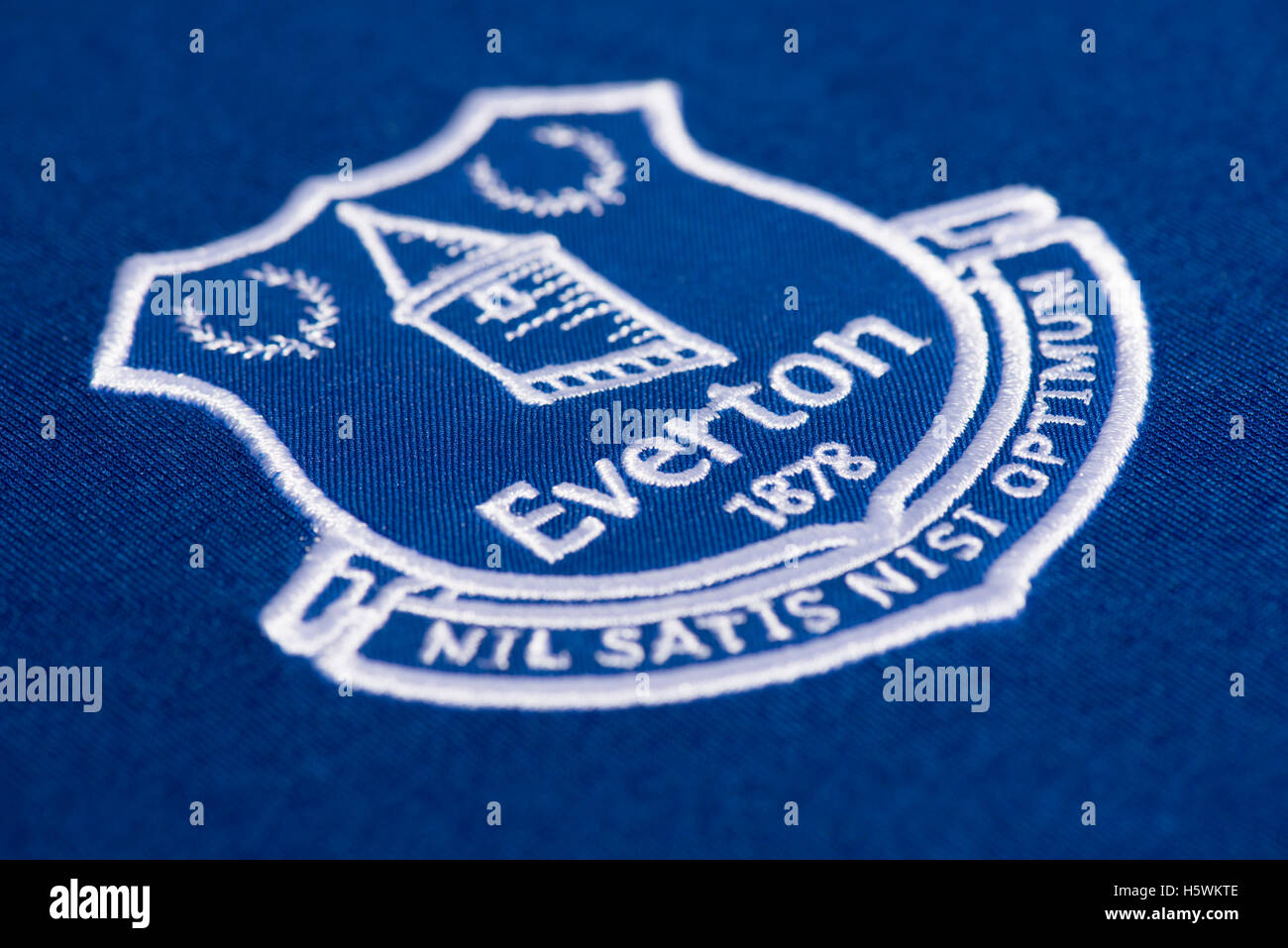 Premier League Everton Football Club Abzeichen Stockfoto