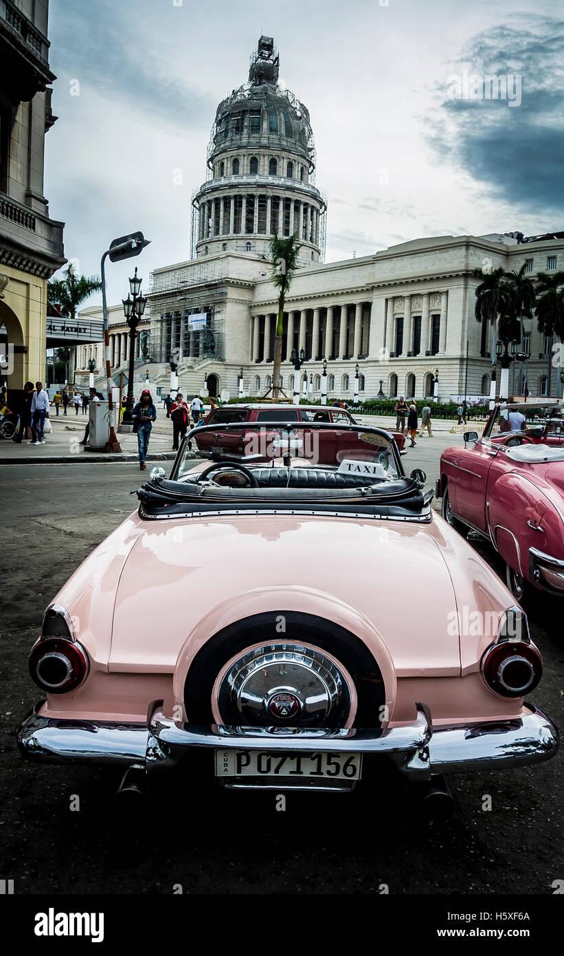 Oldtimer Havanna Kuba Stockfoto