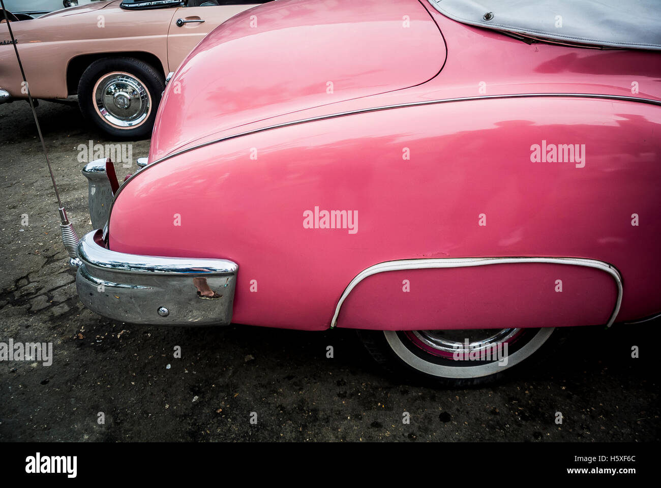 Details der Oldtimer Havanna Kuba Stockfoto